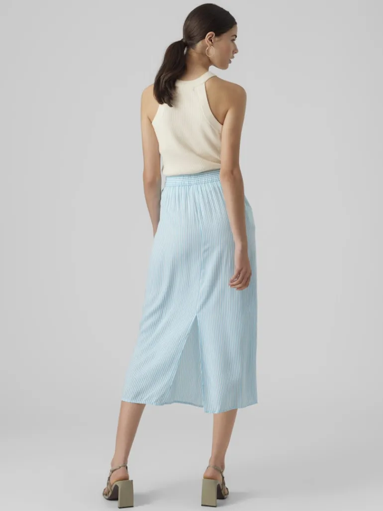 VMBUMPY ANKLE SKIRT WVN GA snow white1