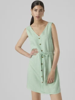 VMBUMPY SL SHORT DRESS WVN GA NOOS snow white