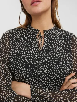 VMCAITLYNN L/S TIE TOP EXP GA black2