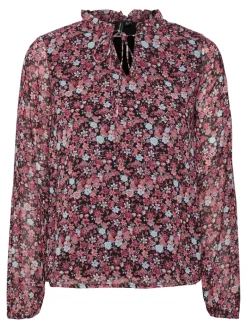 VMCAITLYNN L/S TIE TOP EXP GA black1