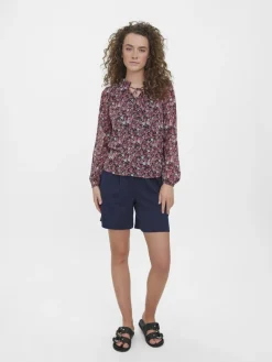 VMCAITLYNN L/S TIE TOP EXP GA black1