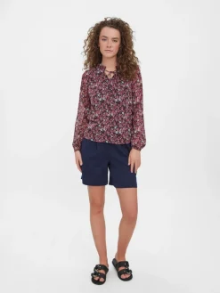 VMCAITLYNN L/S TIE TOP EXP GA black1