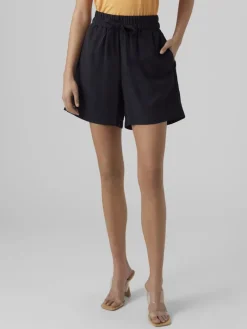 VMCARMEN HW LOOSE SHORTS NOOS black