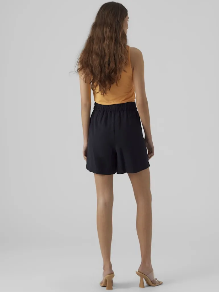 VMCARMEN HW LOOSE SHORTS NOOS black