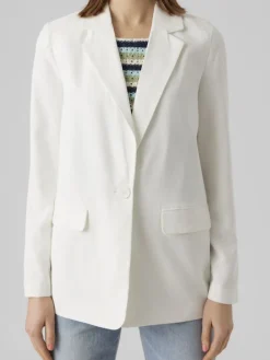 VMCARMEN LS LOOSE BLAZER NOOS snow white