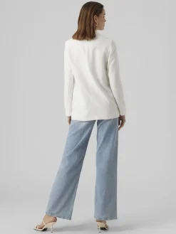 VMCARMEN LS LOOSE BLAZER NOOS snow white