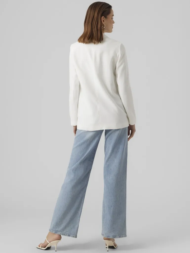 VMCARMEN LS LOOSE BLAZER NOOS snow white
