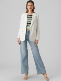 VMCARMEN LS LOOSE BLAZER NOOS snow white