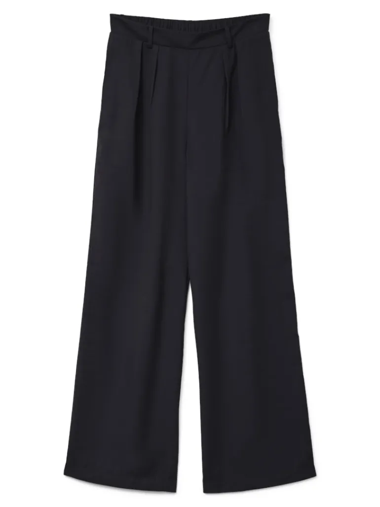 VMCAYSA H/W WIDE PLEATED PANT WVN EXP black