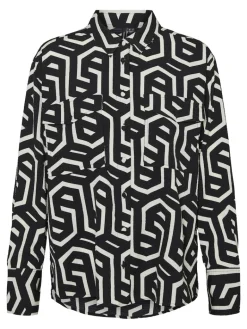 VMCIFA L/S SHIRT WVN BTQ black