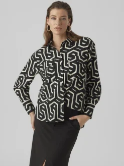 VMCIFA L/S SHIRT WVN BTQ black