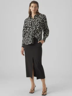 VMCIFA L/S SHIRT WVN BTQ black