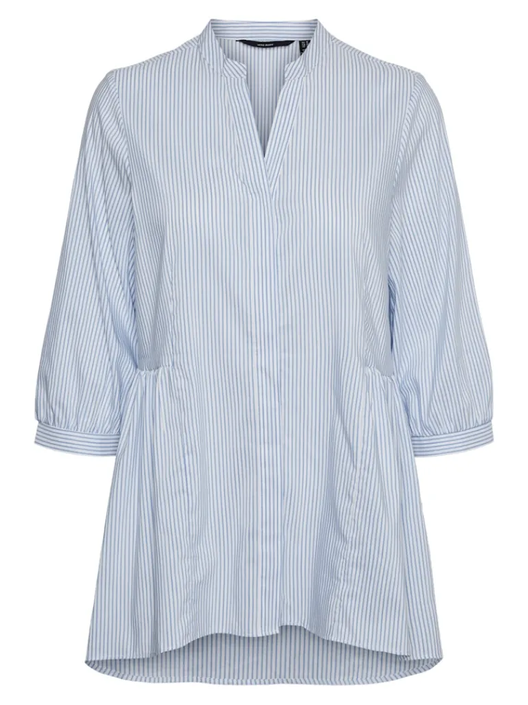 VMCLARA 3/4 LONG SHIRT NOOS snow white