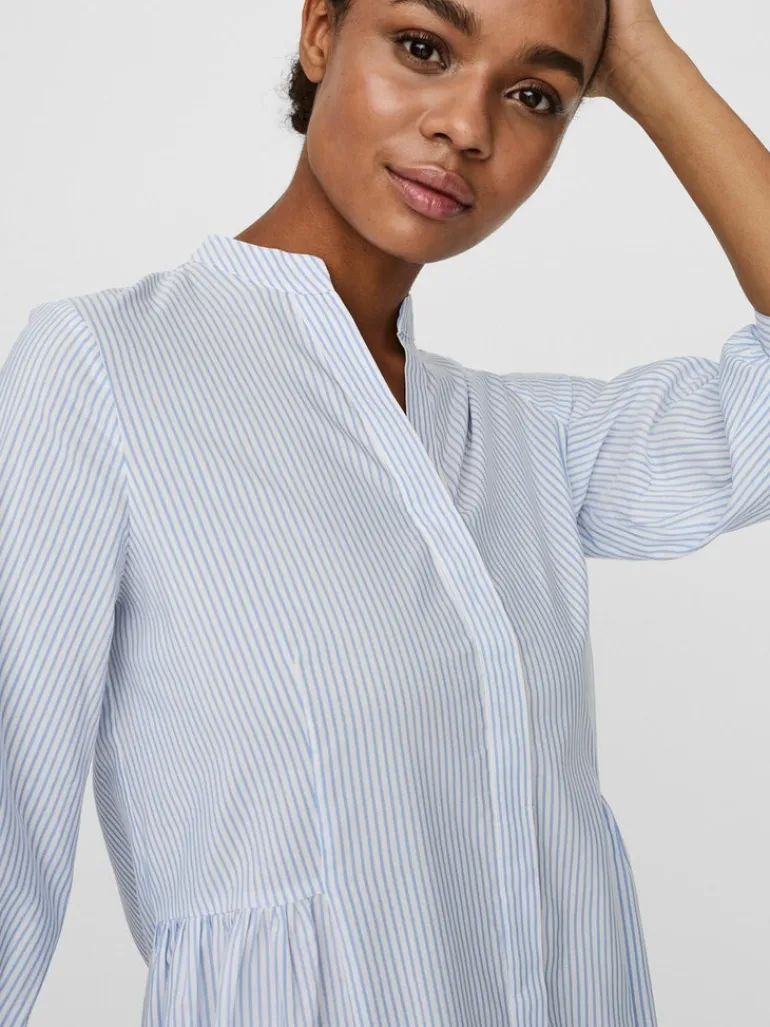 VMCLARA 3/4 LONG SHIRT NOOS snow white