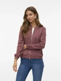 VMCOCO L/S BOMBER NOOS rose brown