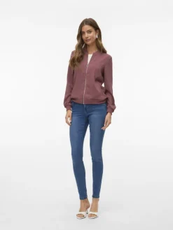 VMCOCO L/S BOMBER NOOS rose brown