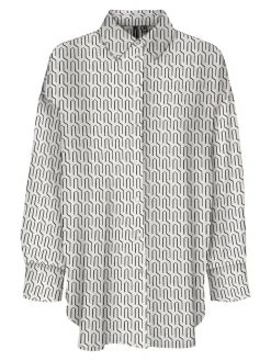VMDAISY DAS LS OVERSIZE SHIRT WVN birch