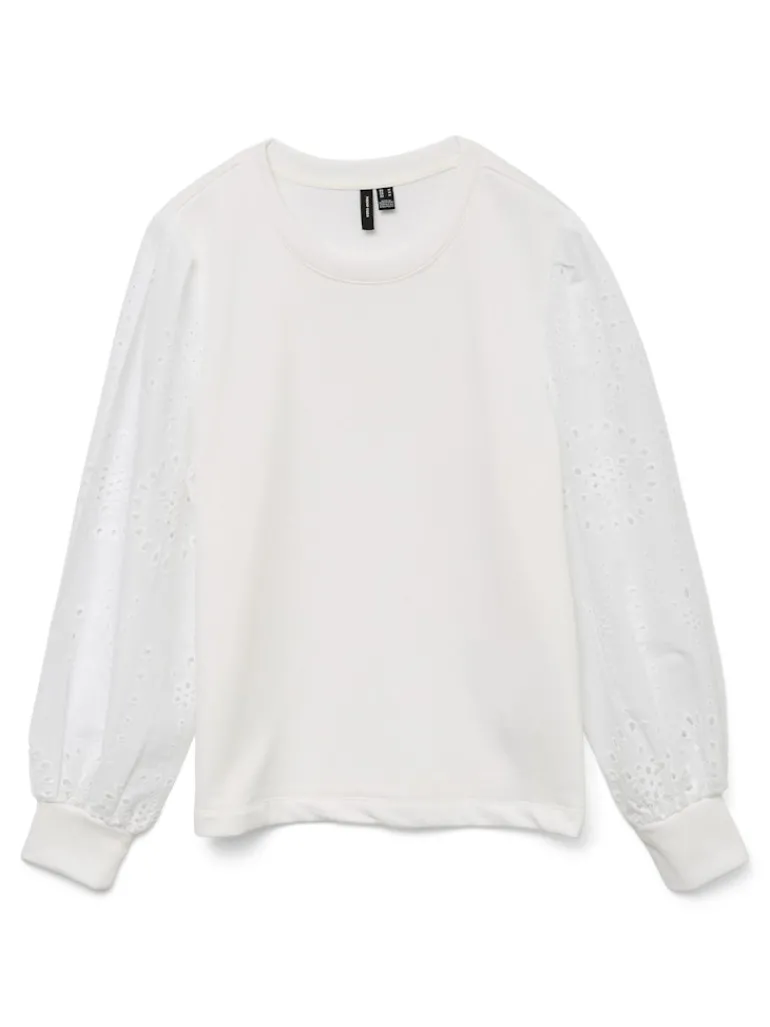 VMDAMINE LS SWEAT BOX JRS snow white