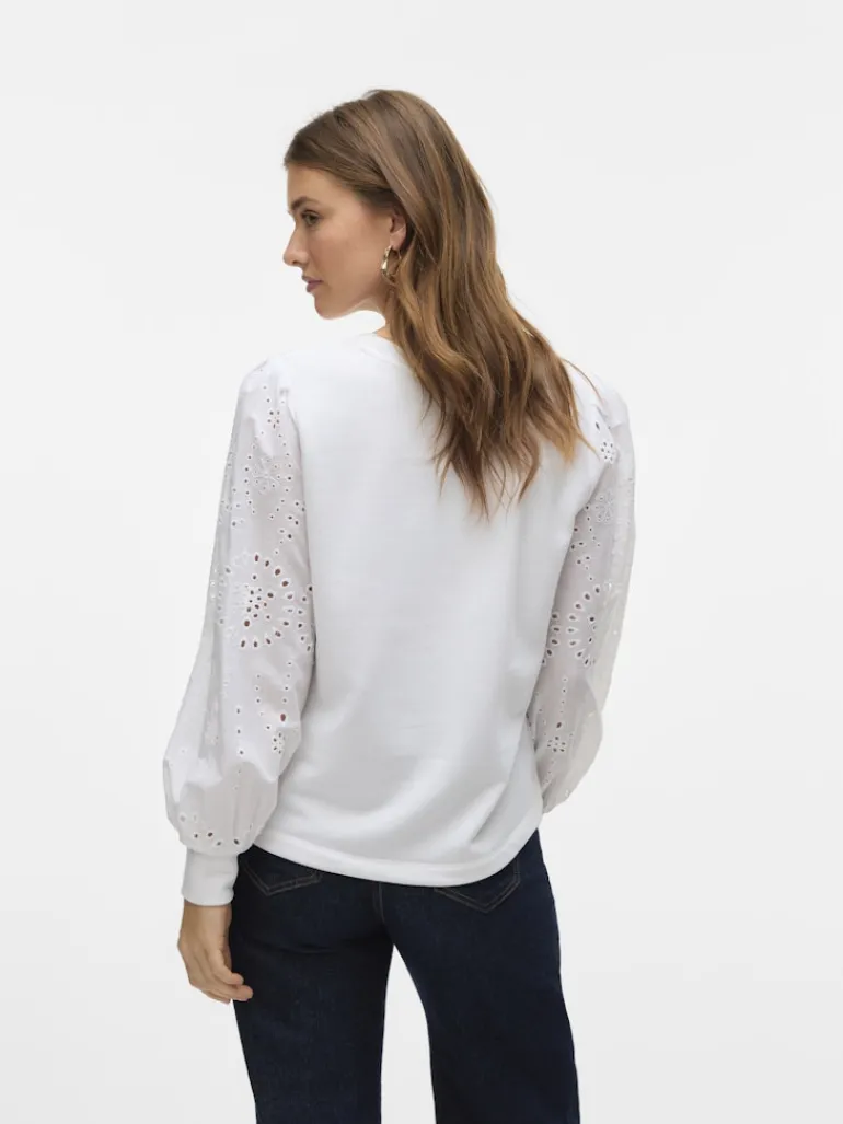 VMDAMINE LS SWEAT BOX JRS snow white