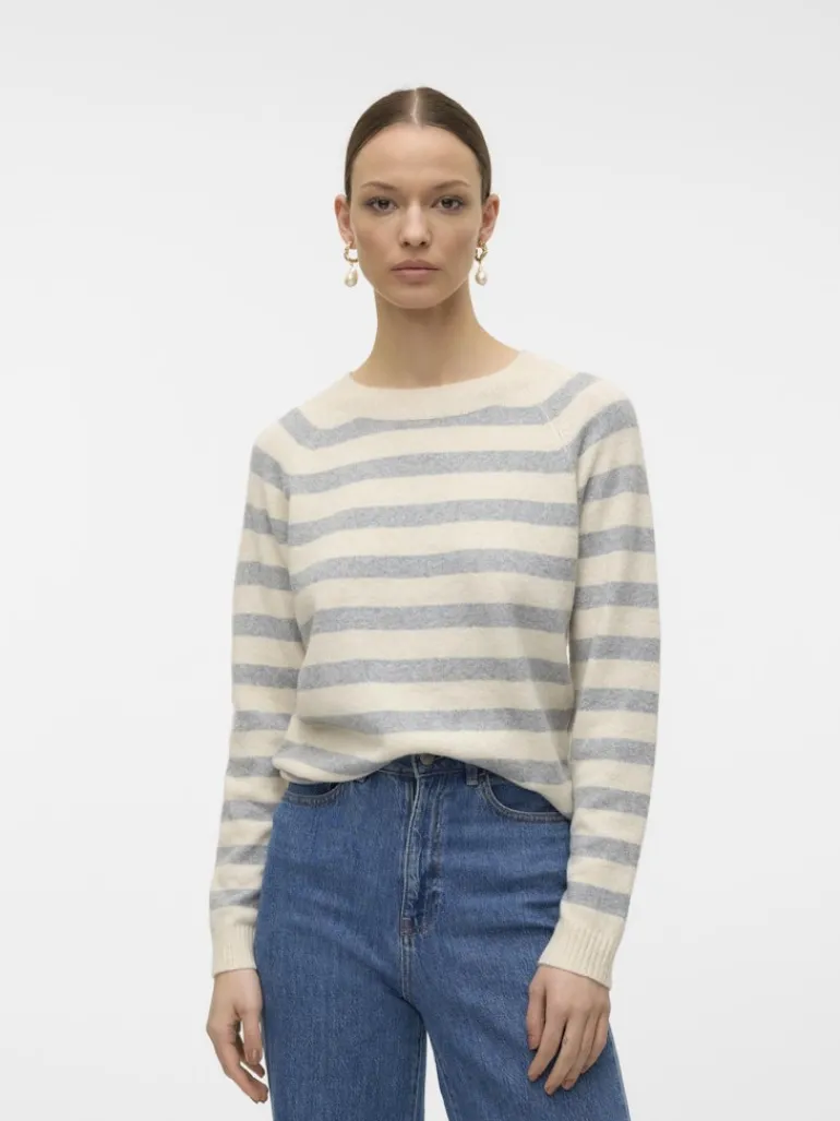 VMDOFFY LS O-NECK BLOUSE GA NOOS birch3
