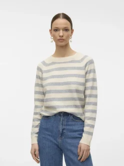VMDOFFY LS O-NECK BLOUSE GA NOOS birch3
