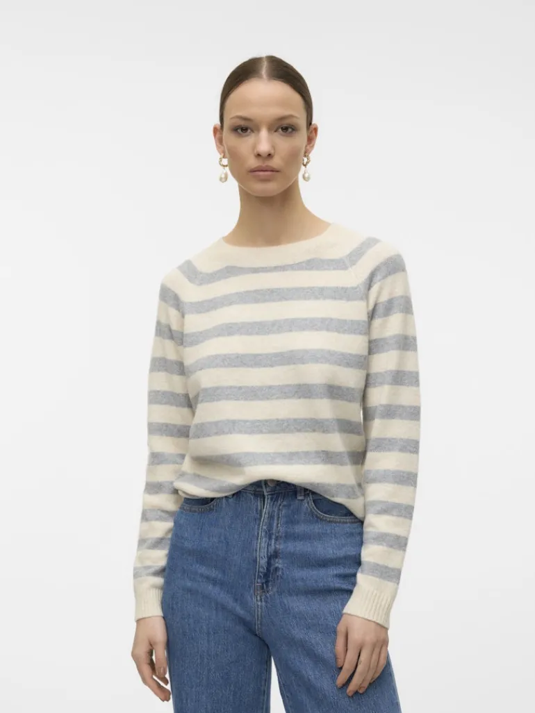 VMDOFFY LS O-NECK BLOUSE GA NOOS birch3