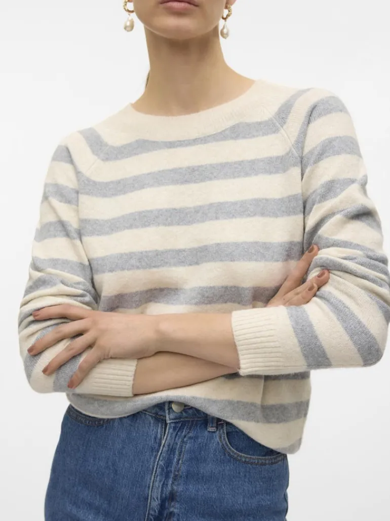 VMDOFFY LS O-NECK BLOUSE GA NOOS birch3