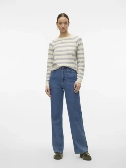 VMDOFFY LS O-NECK BLOUSE GA NOOS birch3