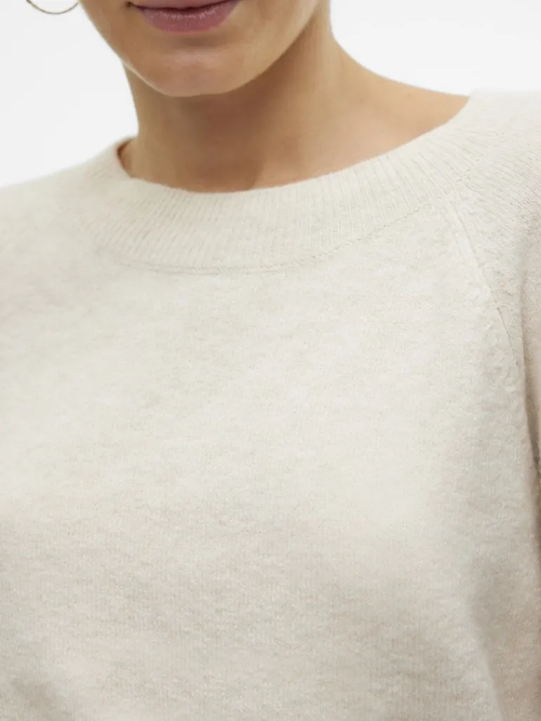 VMDOFFY LS O-NECK BLOUSE GA NOOS birch1