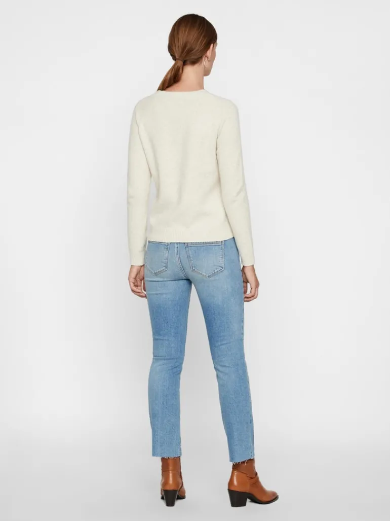 VMDOFFY LS O-NECK BLOUSE GA NOOS birch1