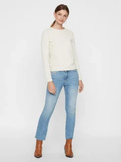 VMDOFFY LS O-NECK BLOUSE GA NOOS birch1