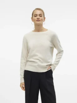 VMDOFFY LS O-NECK BLOUSE GA NOOS birch1