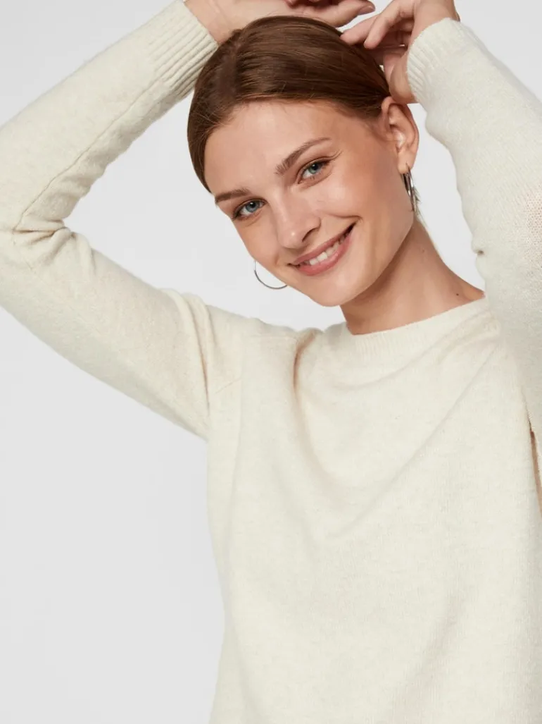 VMDOFFY LS O-NECK BLOUSE GA NOOS birch1