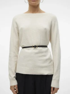 VMDOFFY LS O-NECK BLOUSE GA NOOS birch1