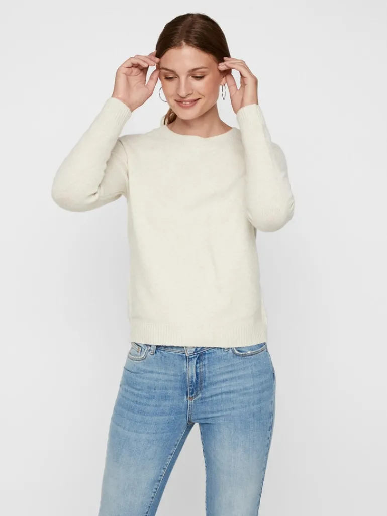 VMDOFFY LS O-NECK BLOUSE GA NOOS birch1