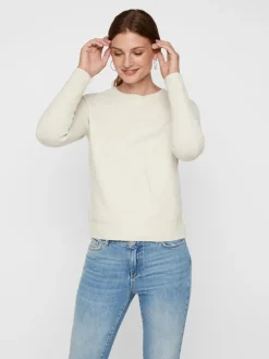 VMDOFFY LS O-NECK BLOUSE GA NOOS birch1