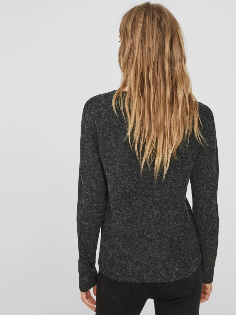 VMDOFFY LS O-NECK BLOUSE GA NOOS black