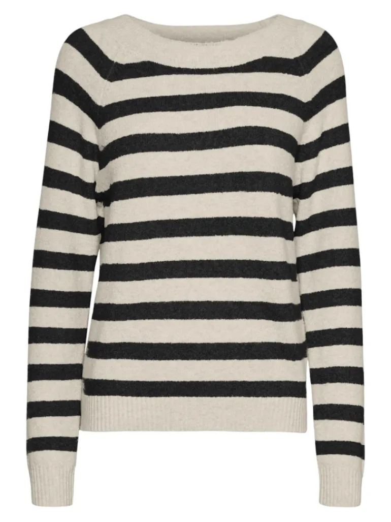 VMDOFFY LS O-NECK BLOUSE GA NOOS birch2