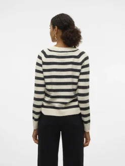 VMDOFFY LS O-NECK BLOUSE GA NOOS birch2