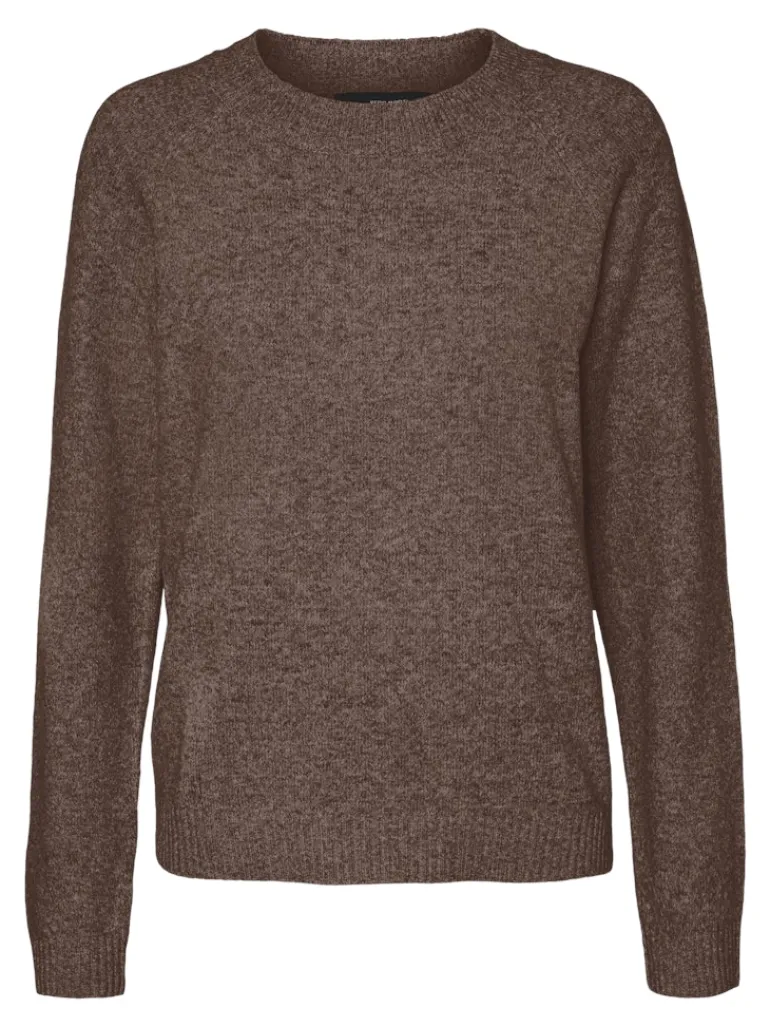 VMDOFFY LS O-NECK BLOUSE GA NOOS pinecone