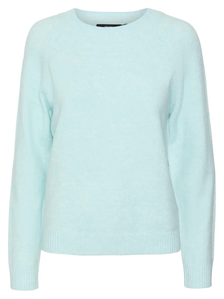 VMDOFFY LS O-NECK BLOUSE GA NOOS clearwater