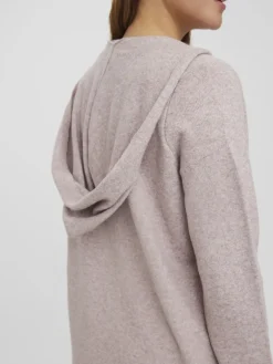 VMDOFFY LS OPEN HOOD CARDIGAN GA NOOS woodrose