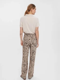 VMEASY HW WIDE PANTS WVN GA white pepper