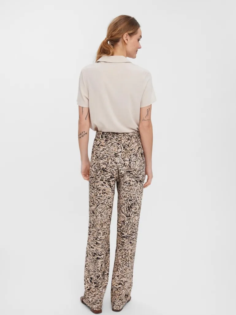 VMEASY HW WIDE PANTS WVN GA white pepper