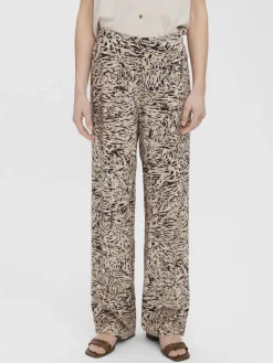 VMEASY HW WIDE PANTS WVN GA white pepper