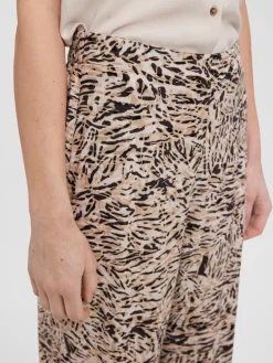 VMEASY HW WIDE PANTS WVN GA white pepper