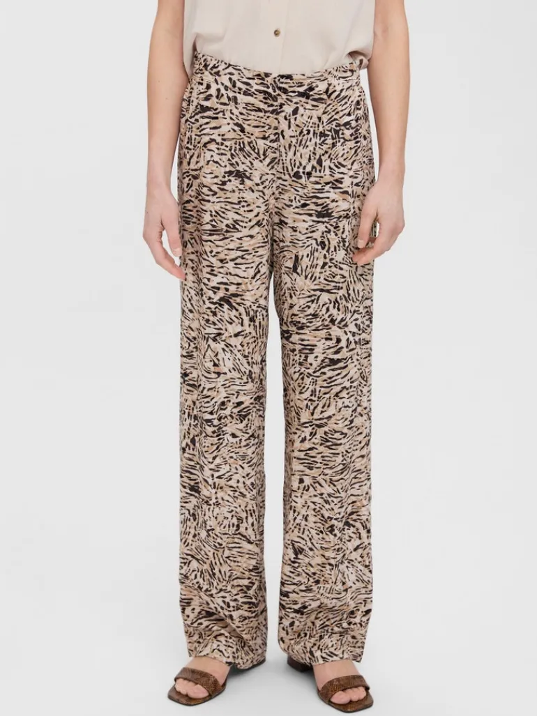 VMEASY HW WIDE PANTS WVN GA white pepper