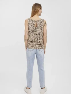 VMEASY SL TANK TOP WVN GA white pepper