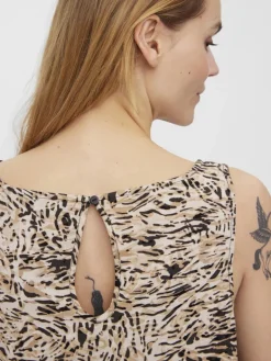 VMEASY SL TANK TOP WVN GA white pepper