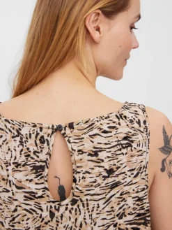VMEASY SL TANK TOP WVN GA white pepper